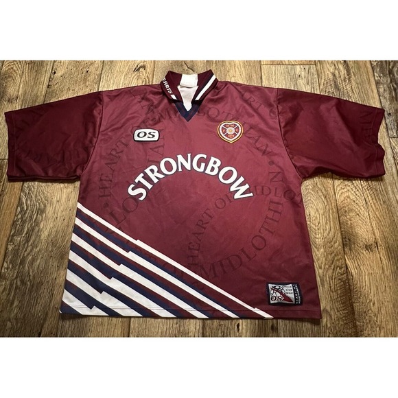 Vtg? Heart Of Midlothian Football Jersey Shirt XL *SHORT* - Picture 3 of 7